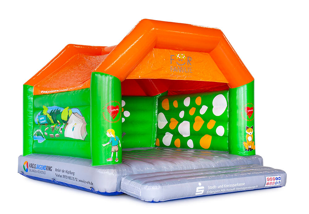 Koop online Kreis Jugendring Super springkussen in eigen huisstijl bij JB Inflatables Nederland. Vraag nu gratis ontwerp aan voor opblaasbare luchtkussens in eigen huisstijl